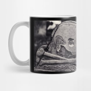 Skull and Crossbones Headstone Mug